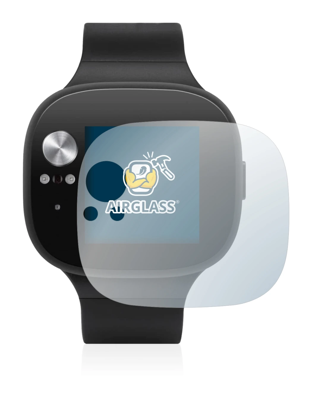 Imagen del dispositivo ASUS Vivowatch BP con una amplia variedad de protectores de pantalla.