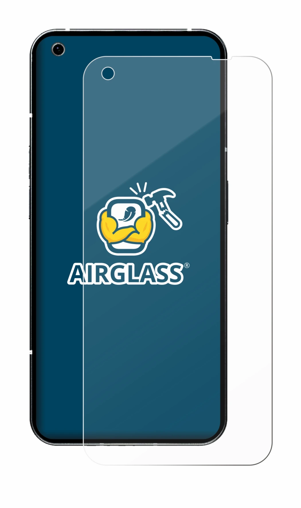 Imagen del dispositivo Nothing Phone (1) con una amplia variedad de protectores de pantalla.