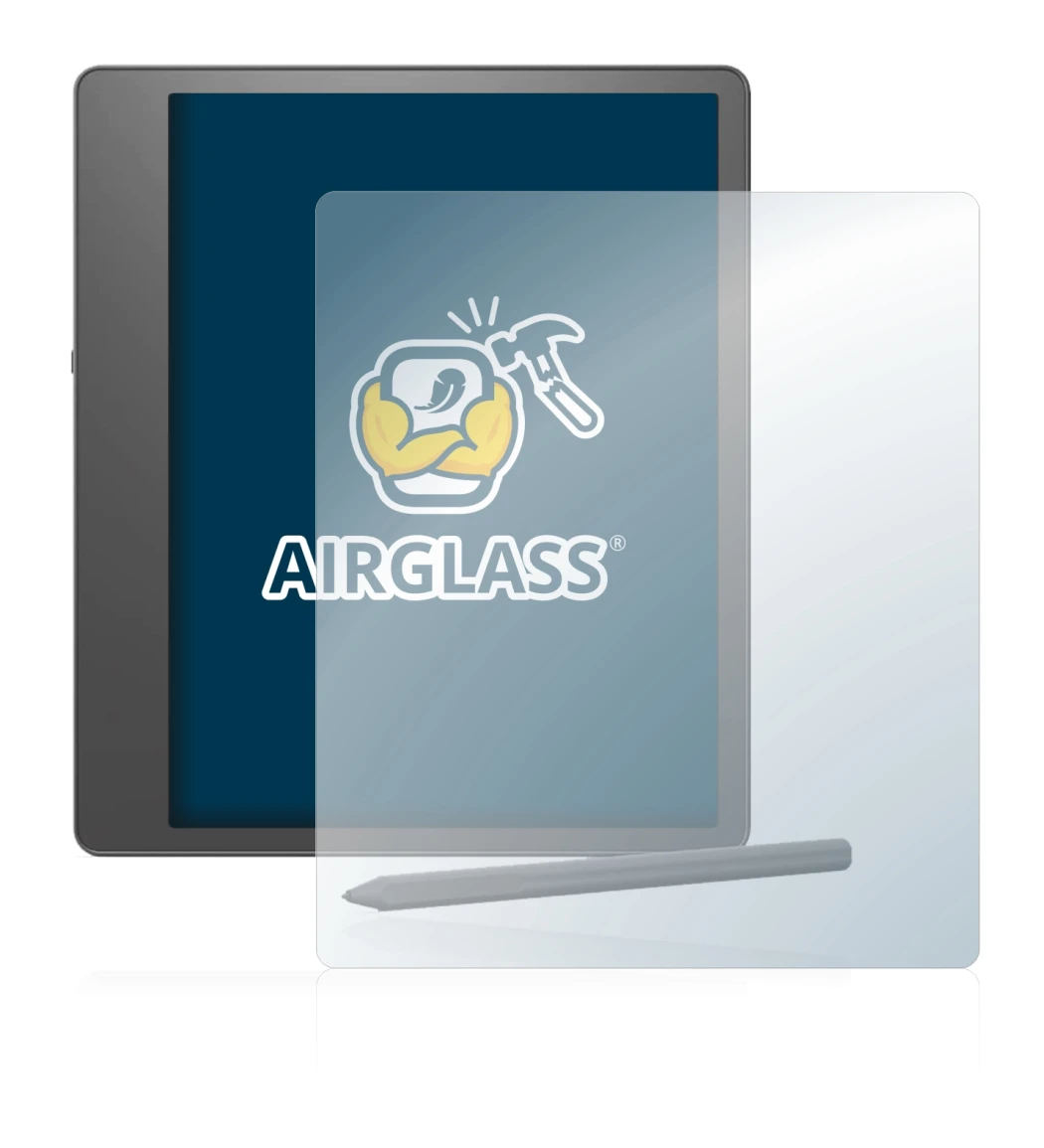 Imagen del dispositivo Amazon Kindle Scribe con una amplia variedad de protectores de pantalla.