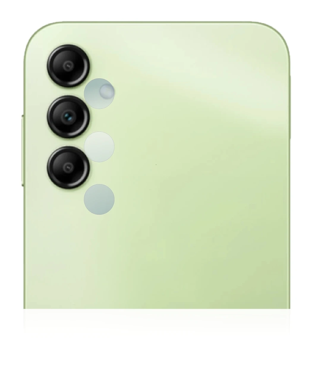 Imagen del dispositivo Samsung Galaxy A14 5G (SÓLO Cámara) con una amplia variedad de protectores de pantalla.