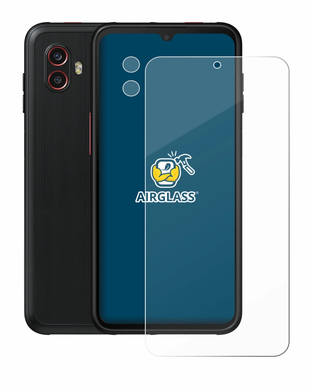 Imagen del dispositivo Samsung Galaxy XCover 6 Pro Enterprise Edition (Frontal+Cámara) con una amplia variedad de protectores 