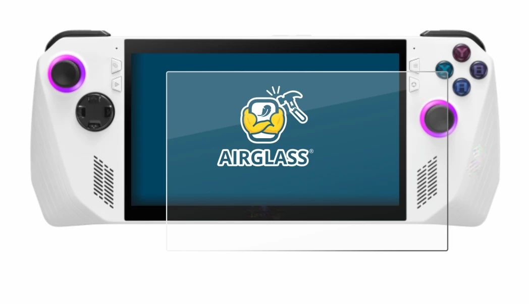 Imagen del dispositivo ASUS ROG Ally (2023) RC71L con una amplia variedad de protectores de pantalla.