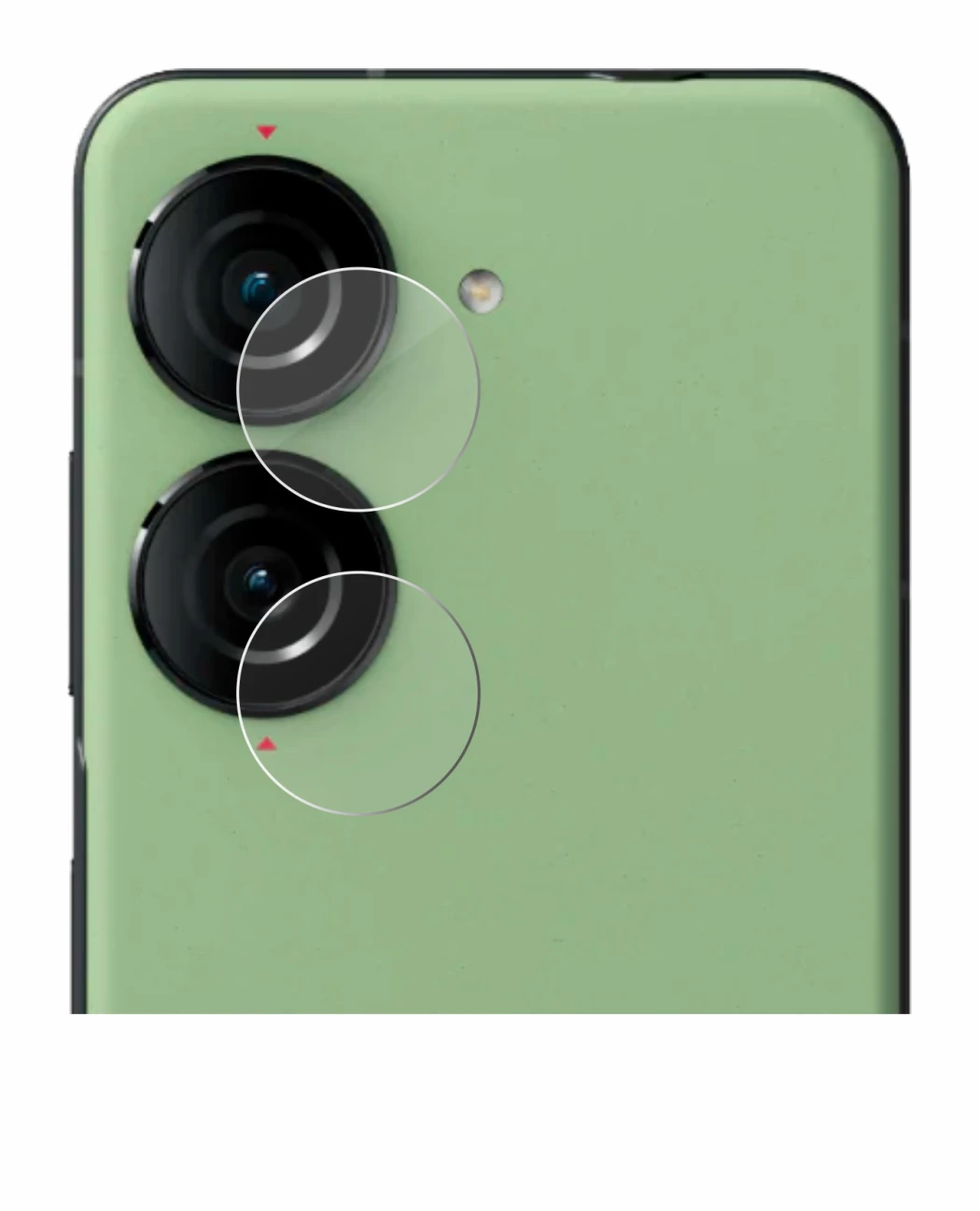 Imagen del dispositivo ASUS ZenFone 10 (SÓLO Cámara) con una amplia variedad de protectores de pantalla.