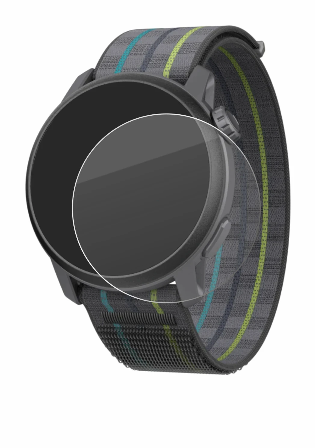 Imagen del dispositivo Coros Pace 3 con una amplia variedad de protectores de pantalla.