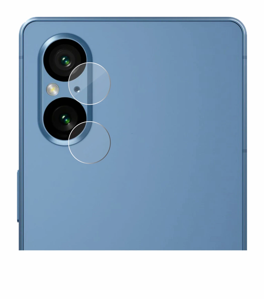 Imagen del dispositivo Sony Xperia 5 V (SÓLO Cámara) con una amplia variedad de protectores de pantalla.