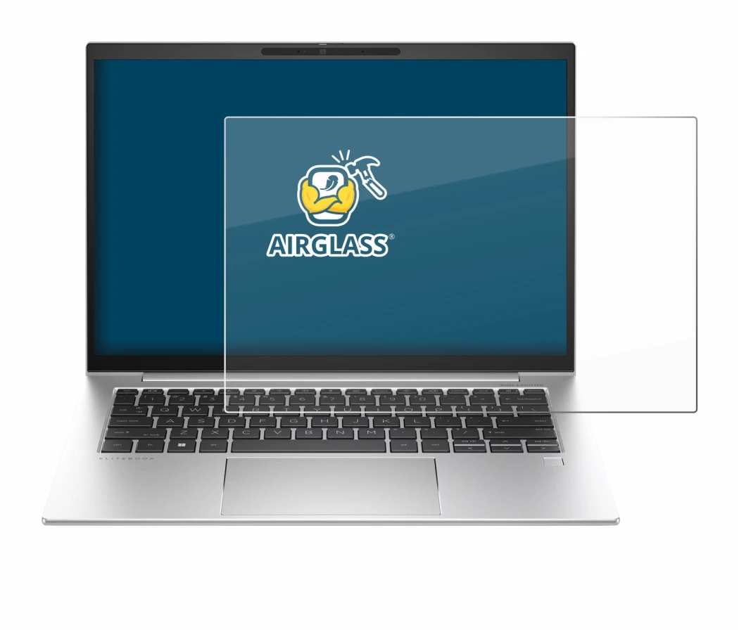 Imagen del dispositivo HP EliteBook 840 G10 con una amplia variedad de protectores de pantalla.