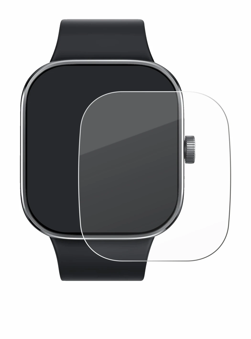 Imagen del dispositivo Xiaomi Redmi Watch 4 con una amplia variedad de protectores de pantalla.