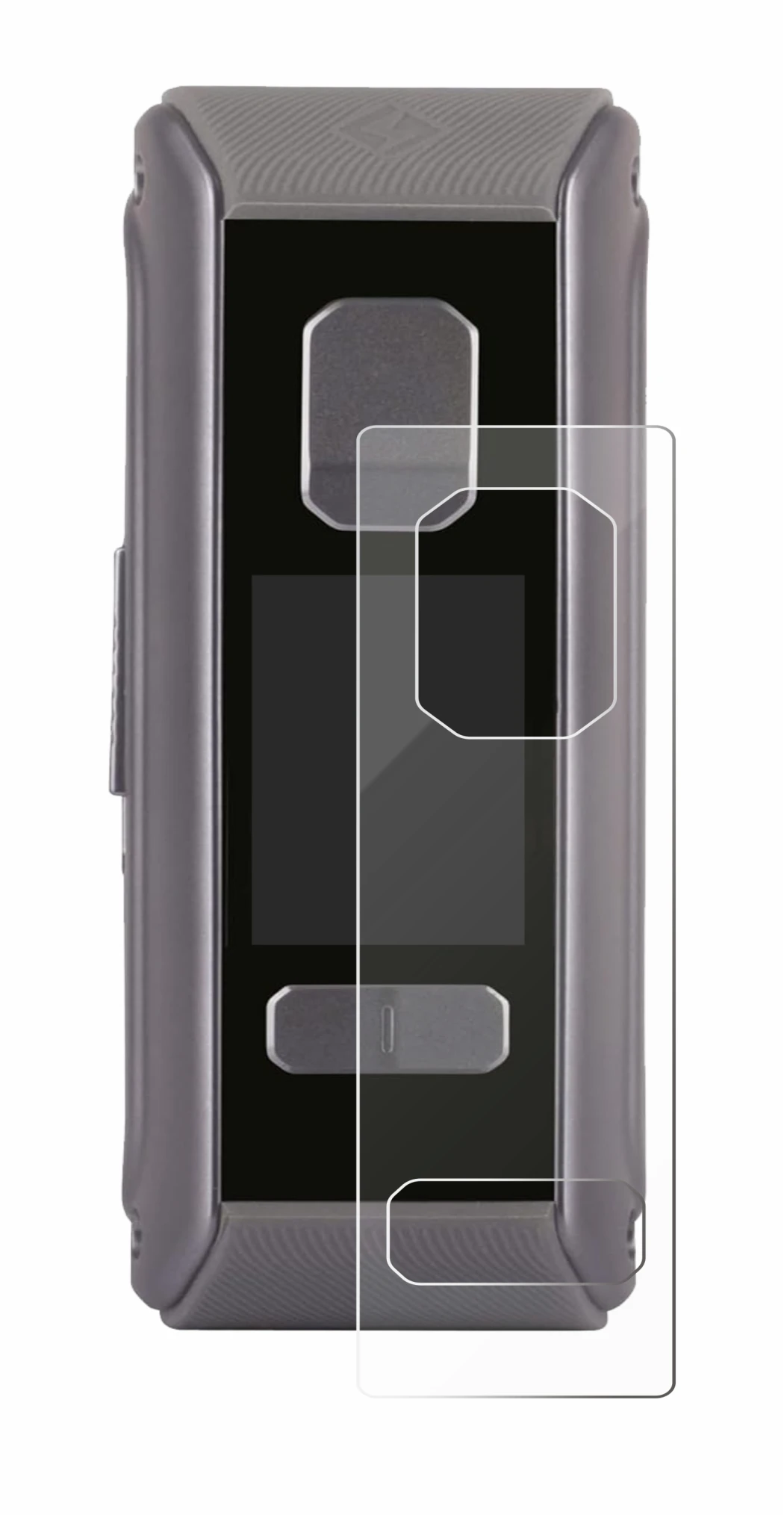 Imagen del dispositivo GeekVape Aegis Max2 / Max100 con una amplia variedad de protectores de pantalla.