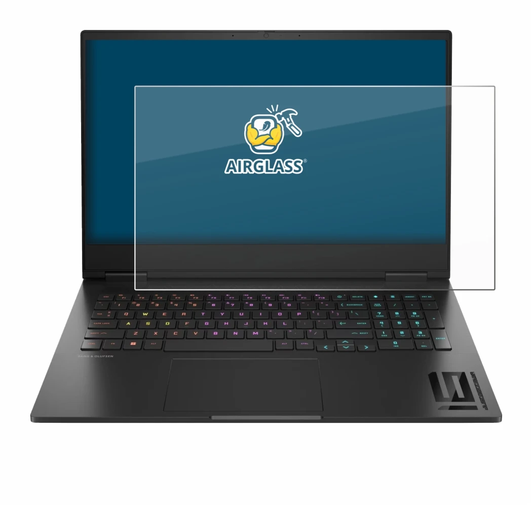 Imagen del dispositivo HP Omen 16 2024 con una amplia variedad de protectores de pantalla.