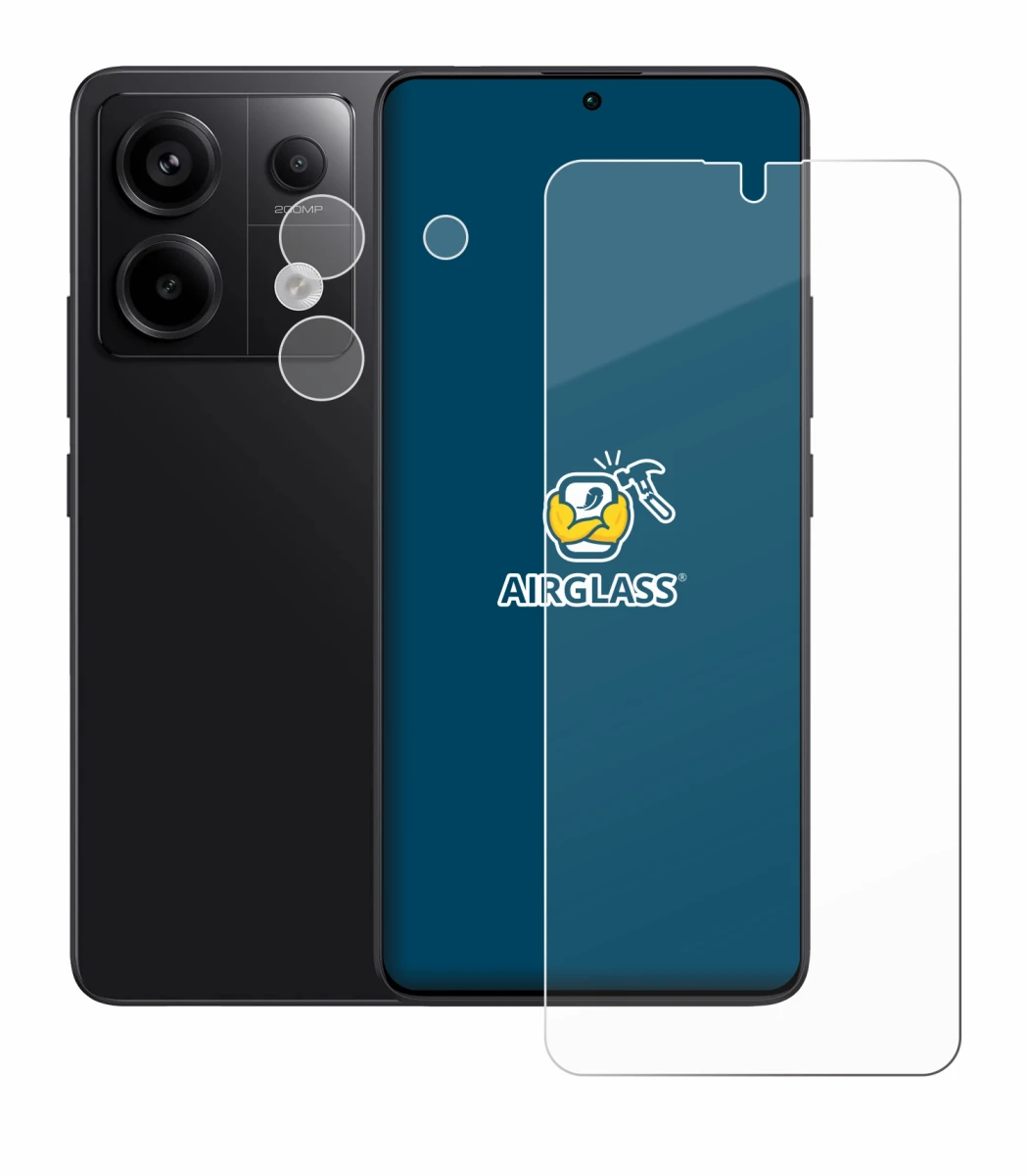 Imagen del dispositivo Xiaomi Redmi Note 13 Pro 5G (Frontal+Cámara) con una amplia variedad de protectores de pantalla.