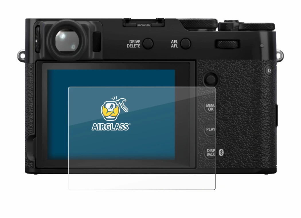 Imagen del dispositivo Fujifilm X100VI con una amplia variedad de protectores de pantalla.