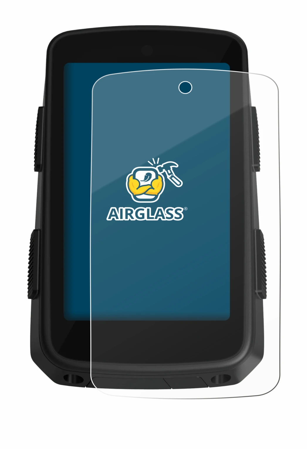 Imagen del dispositivo Hammerhead Karoo 3 con una amplia variedad de protectores de pantalla.