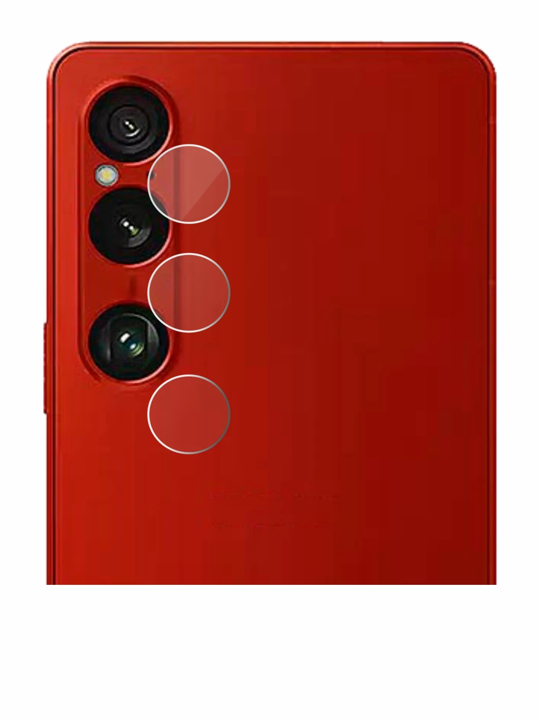 Imagen del dispositivo Sony Xperia 1 VI (SÓLO Cámara) con una amplia variedad de protectores de pantalla.