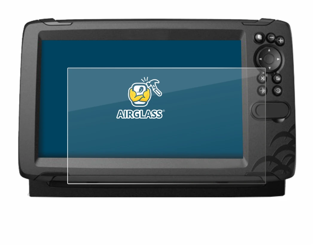 Imagen del dispositivo Lowrance HOOK Reveal 9 con una amplia variedad de protectores de pantalla.