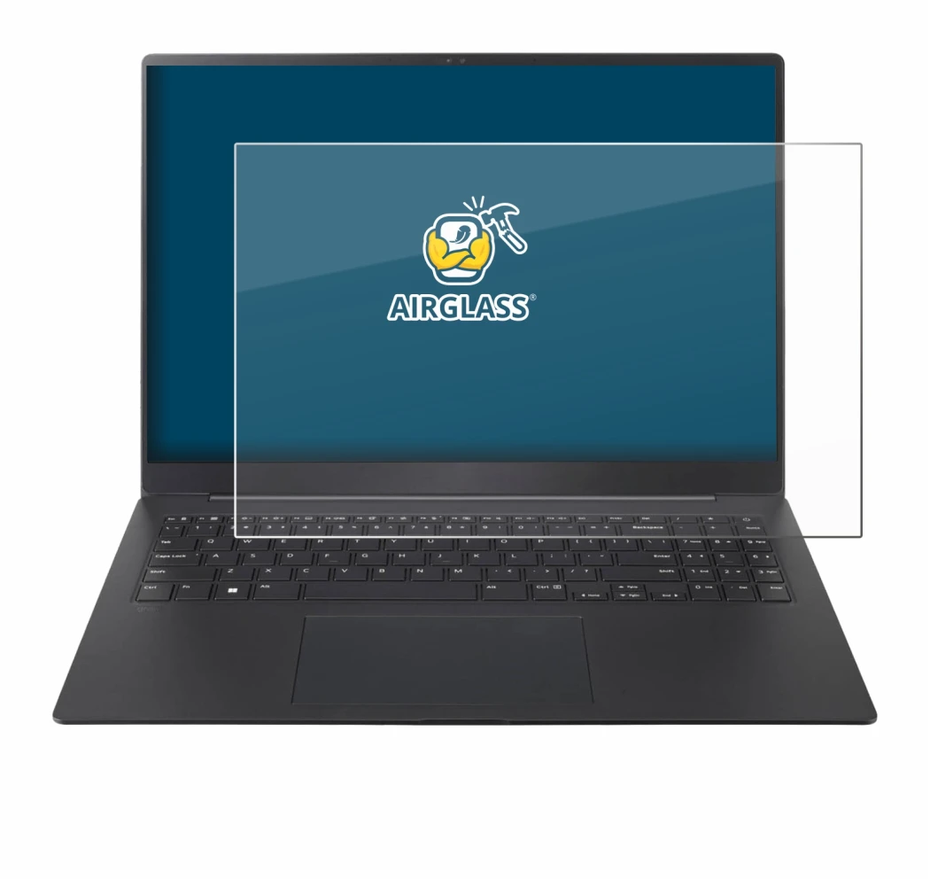 Imagen del dispositivo LG gram Pro 16 2024 con una amplia variedad de protectores de pantalla.