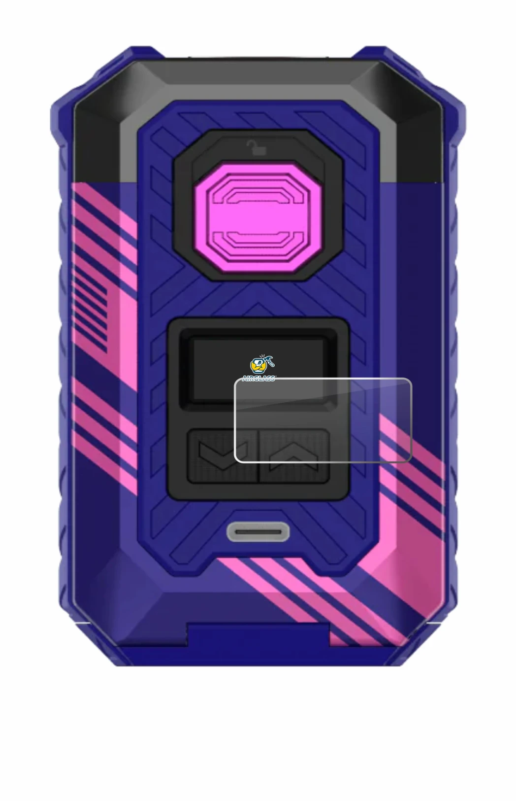 Imagen del dispositivo Vaporesso Armour Max con una amplia variedad de protectores de pantalla.