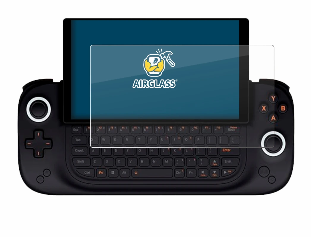 Imagen del dispositivo Ayaneo Slide con una amplia variedad de protectores de pantalla.