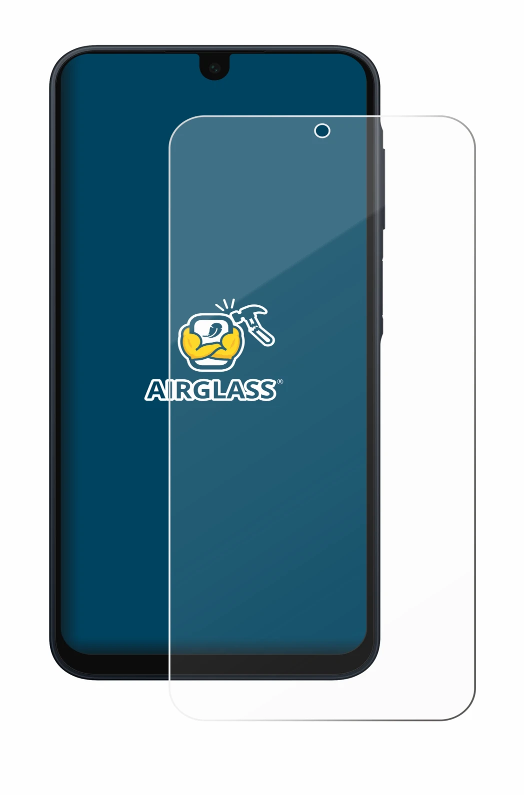 Imagen del dispositivo Samsung Galaxy A16 5G con una amplia variedad de protectores de pantalla.