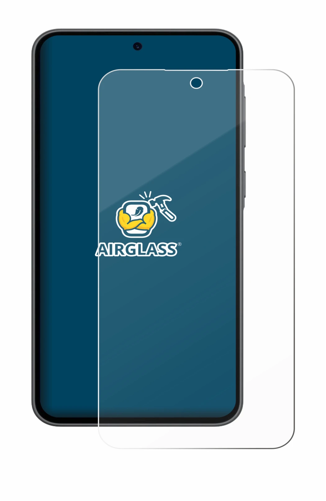 Imagen del dispositivo Samsung Galaxy A36 5G con una amplia variedad de protectores de pantalla.