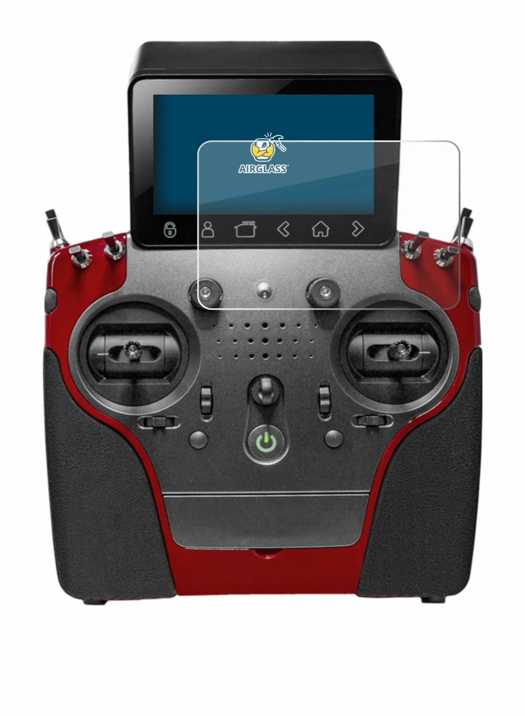 Imagen del dispositivo PowerBox Systems Atom con una amplia variedad de protectores de pantalla.