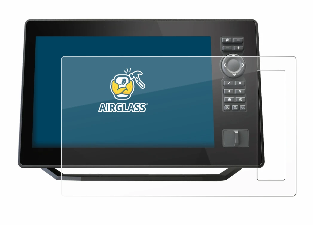 Imagen del dispositivo Humminbird Xplore 10 con una amplia variedad de protectores de pantalla.