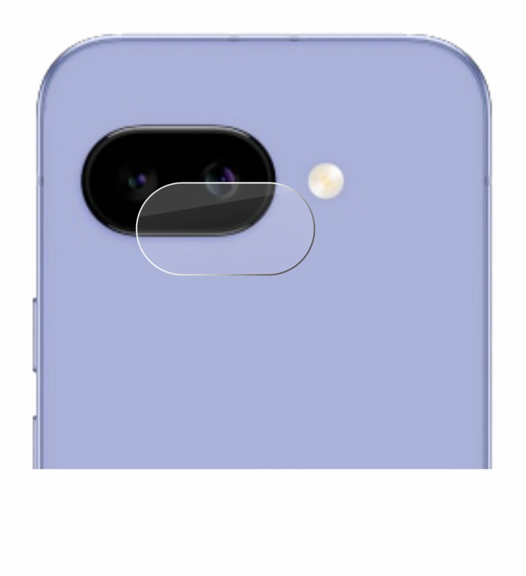 Imagen del dispositivo Google Pixel 9a (SÓLO Cámara) con una amplia variedad de protectores de pantalla.