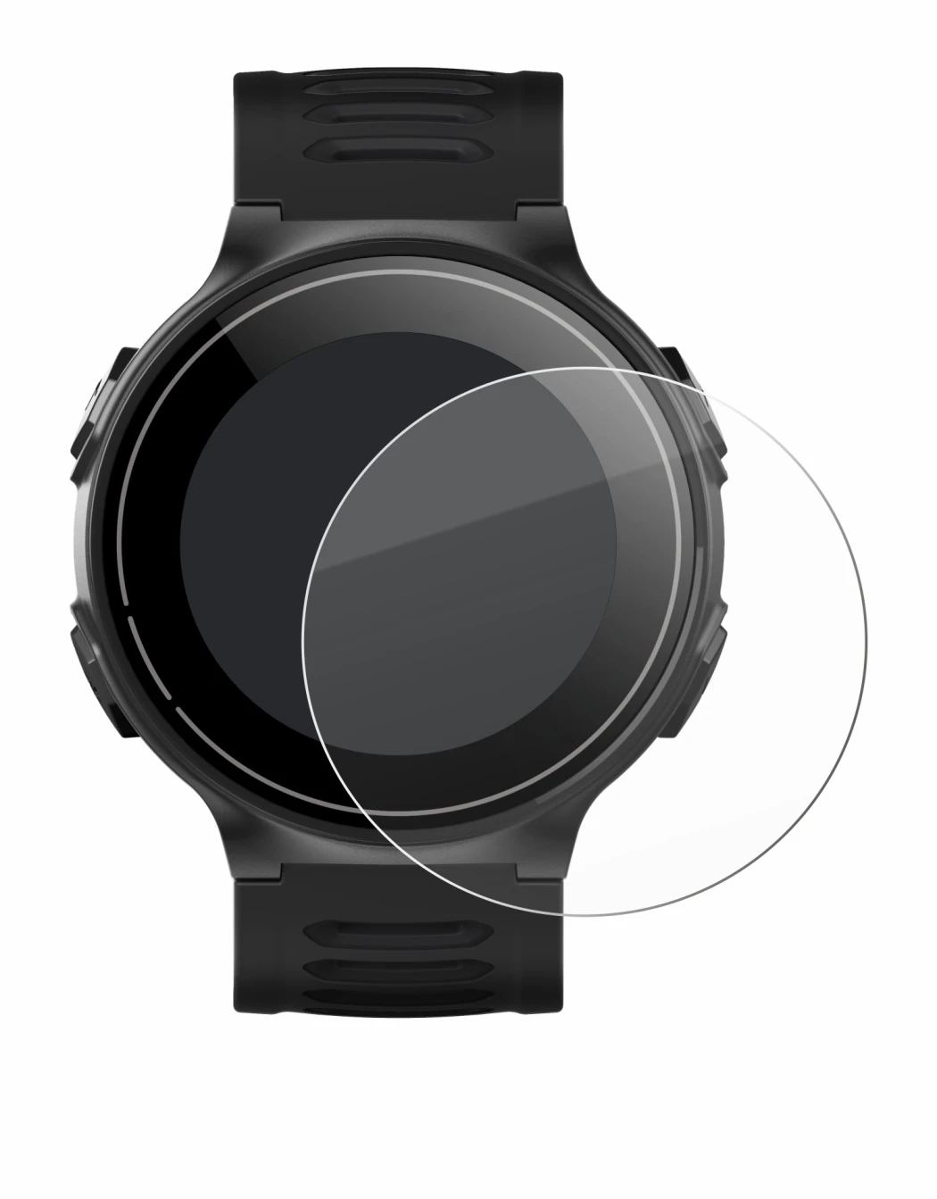 Imagen del dispositivo Kiprun GPS 500 Coros con una amplia variedad de protectores de pantalla.