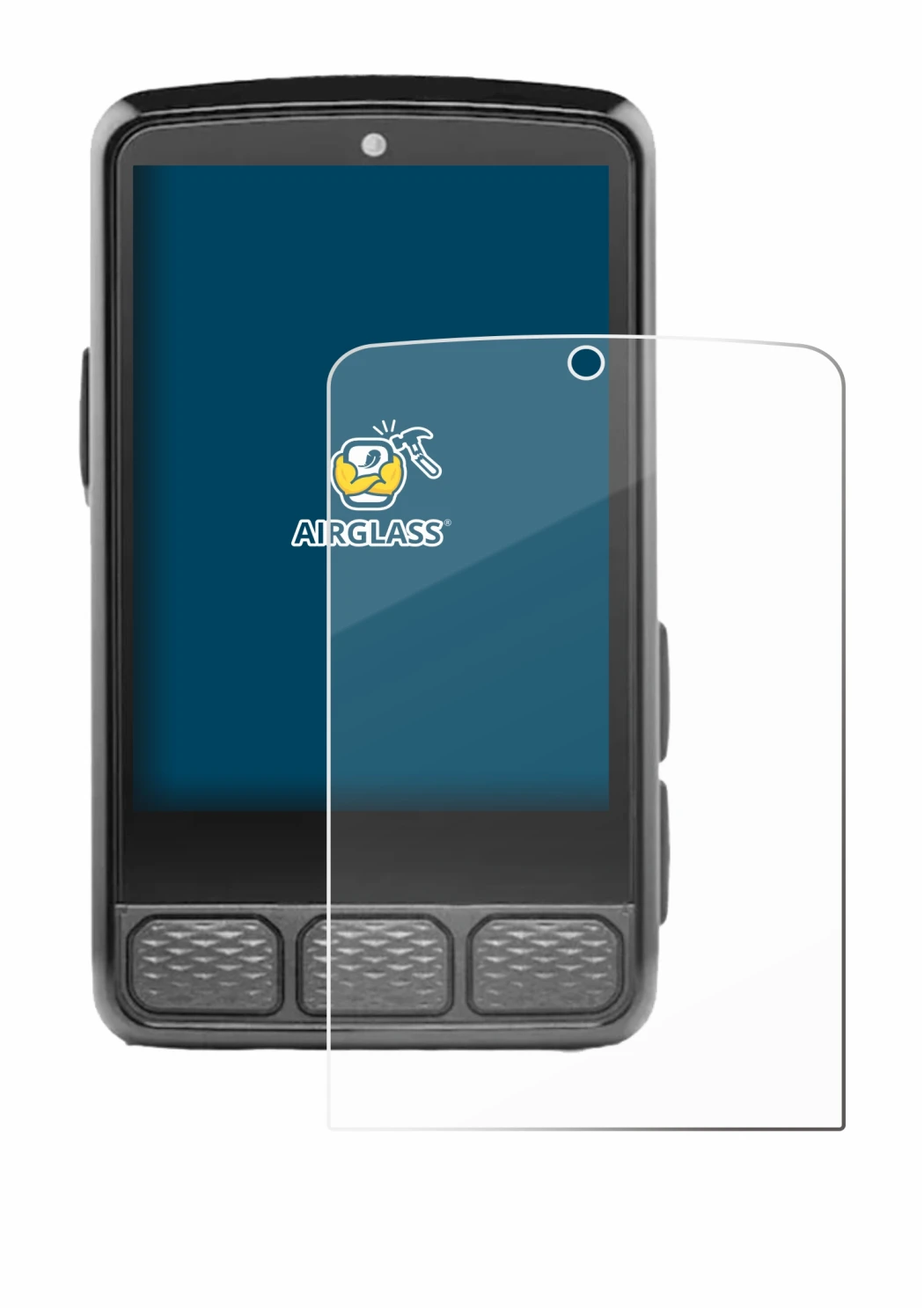 Imagen del dispositivo Wahoo Elemnt Roam V3 con una amplia variedad de protectores de pantalla.