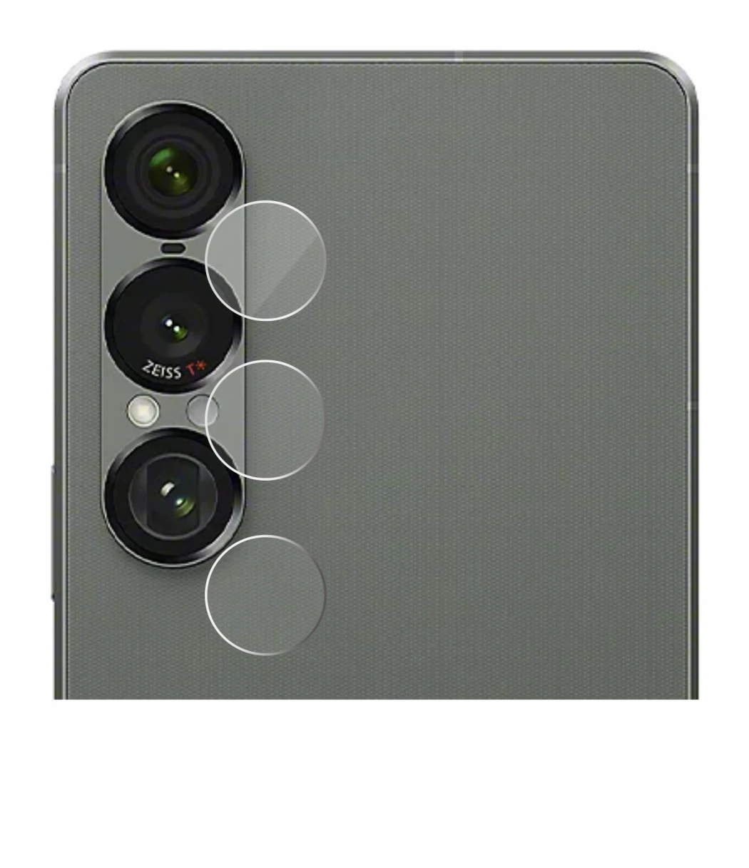 Imagen del dispositivo Sony Xperia 1 VII (SÓLO Cámara) con una amplia variedad de protectores de pantalla.