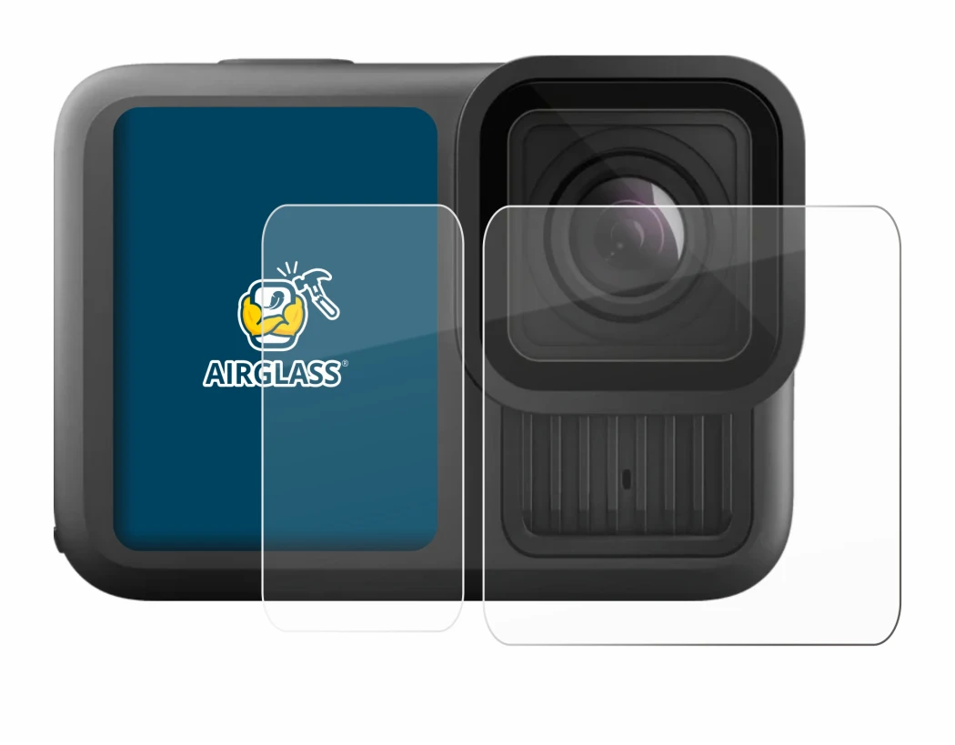 Imagen del dispositivo GoPro Hero 13 Black Ultra Wide Edition con una amplia variedad de protectores de pantalla.