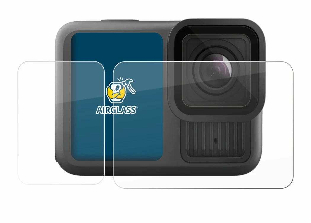 Imagen del dispositivo GoPro Hero 13 Black Creator Edition con una amplia variedad de protectores de pantalla.