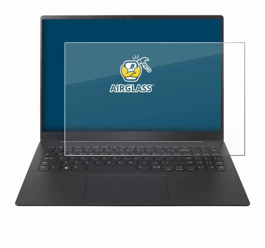 Imagen del dispositivo LG gram Pro 16 2025 con una amplia variedad de protectores de pantalla.