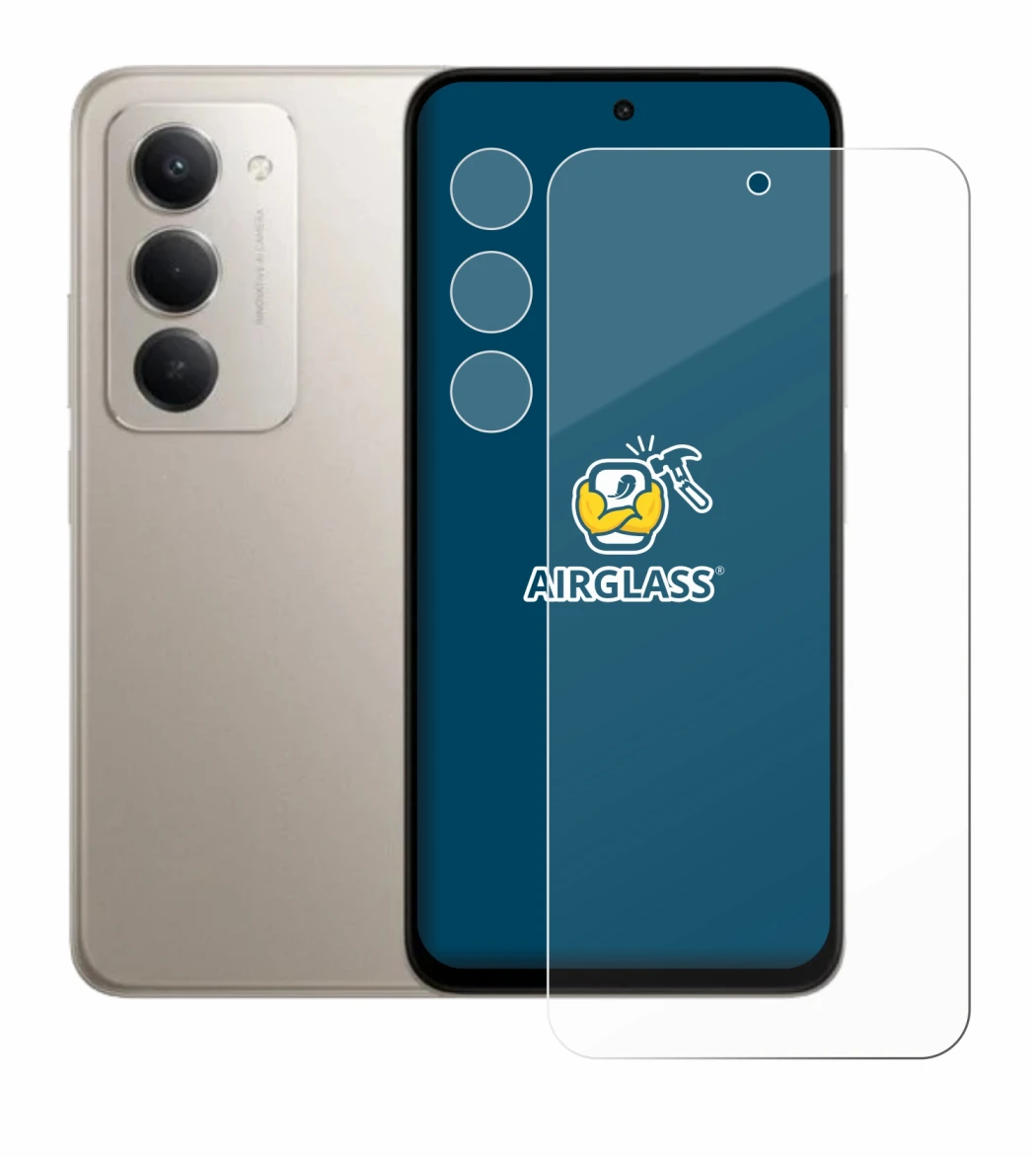 Imagen del dispositivo Xiaomi Redmi 15 (Frontal+Cámara) con una amplia variedad de protectores de pantalla.