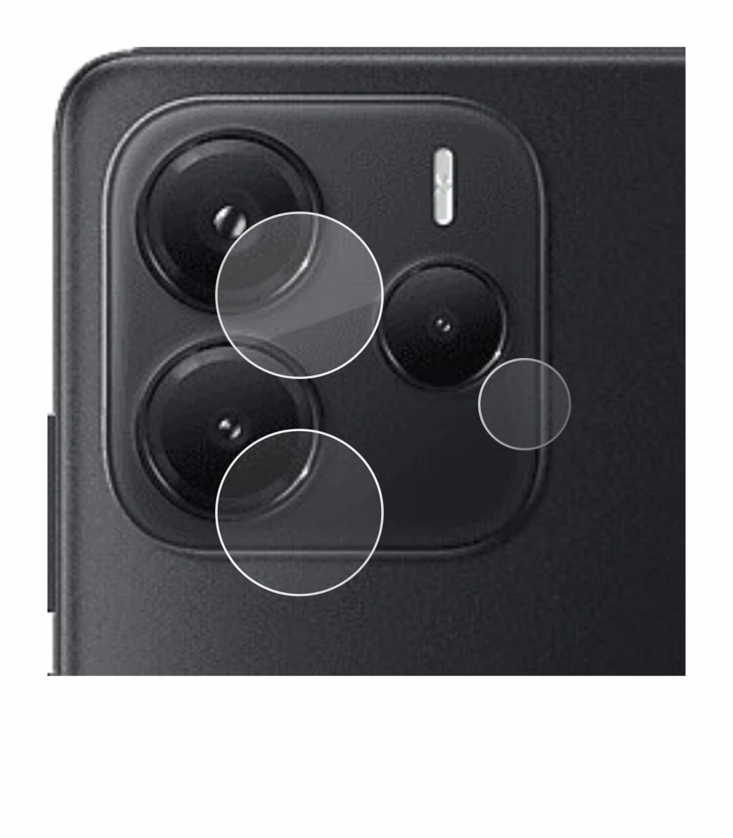 Imagen del dispositivo Xiaomi Redmi Note 14 4G (SÓLO Cámara) con una amplia variedad de protectores de pantalla.