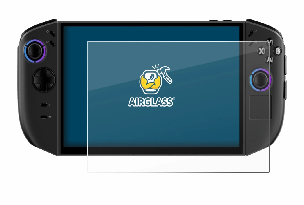 Imagen del dispositivo Lenovo Legion Go Gen 2 con una amplia variedad de protectores de pantalla.