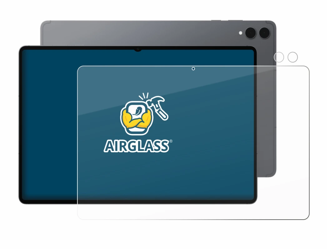 Imagen del dispositivo Samsung Galaxy Tab S11 Ultra (Frontal+Cámara) con una amplia variedad de protectores de pantalla.