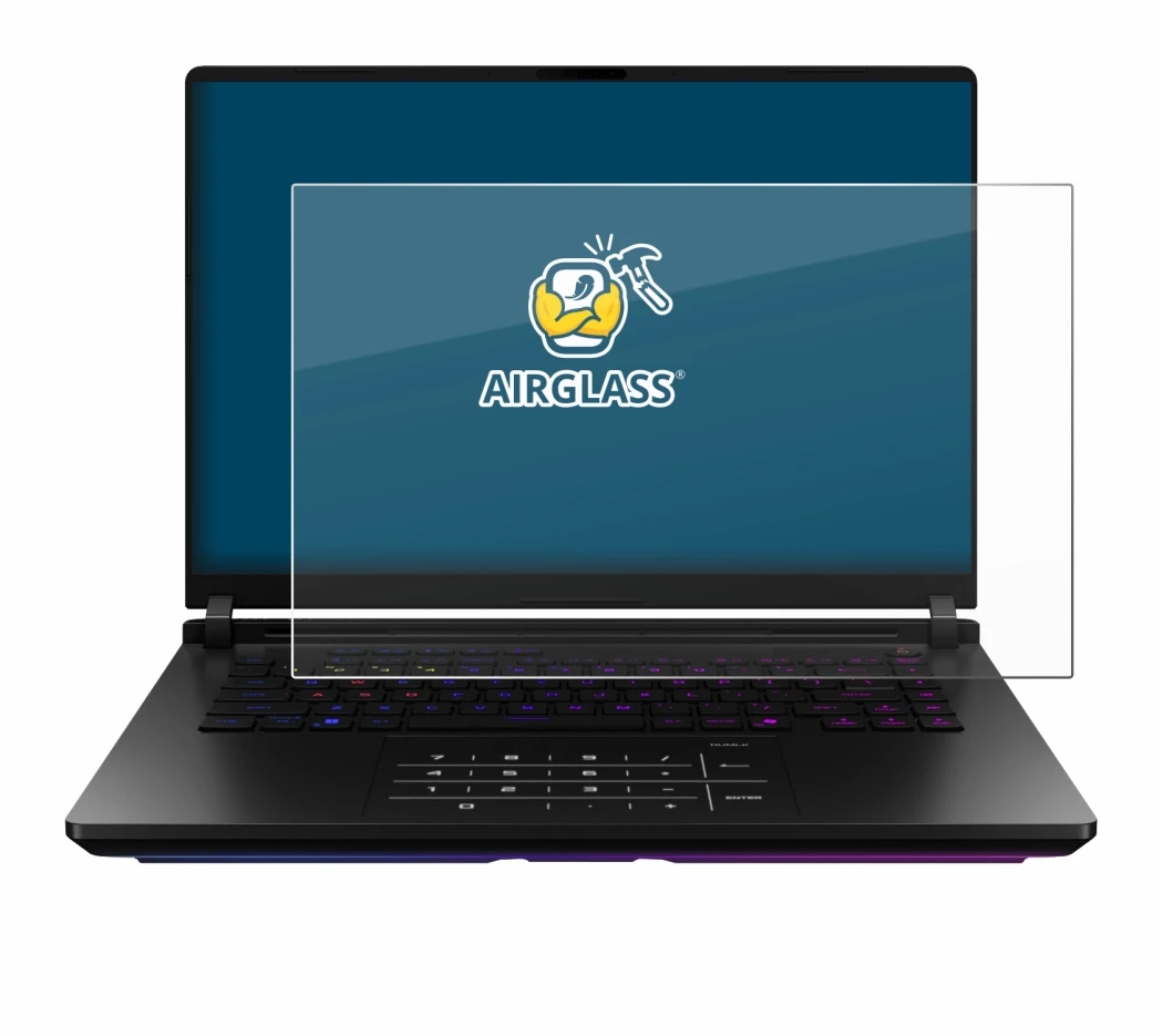 Imagen del dispositivo ASUS ROG Strix SCAR 18 2025 con una amplia variedad de protectores de pantalla.