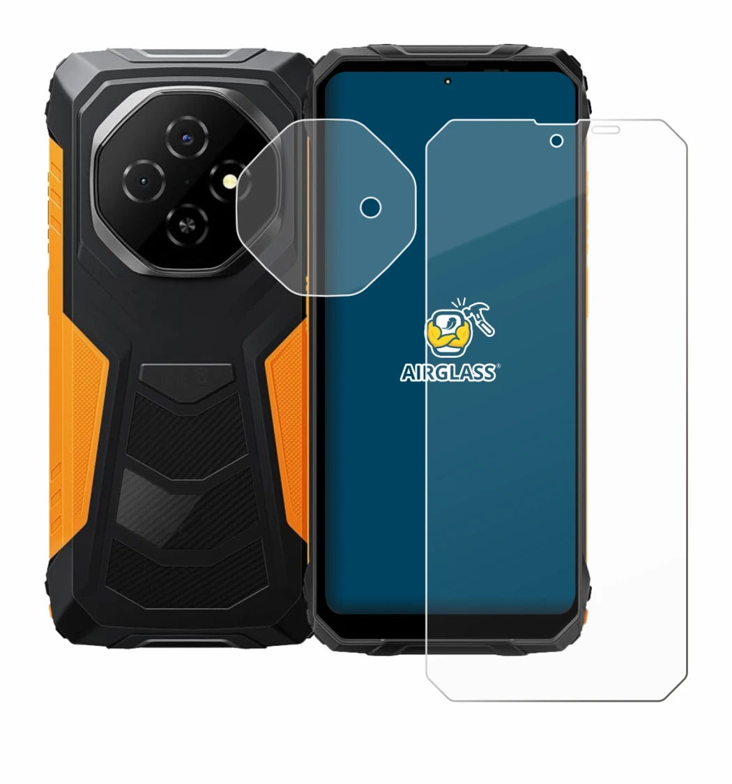 Imagen del dispositivo Blackview Fort 1 (Frontal+Cámara) con una amplia variedad de protectores de pantalla.