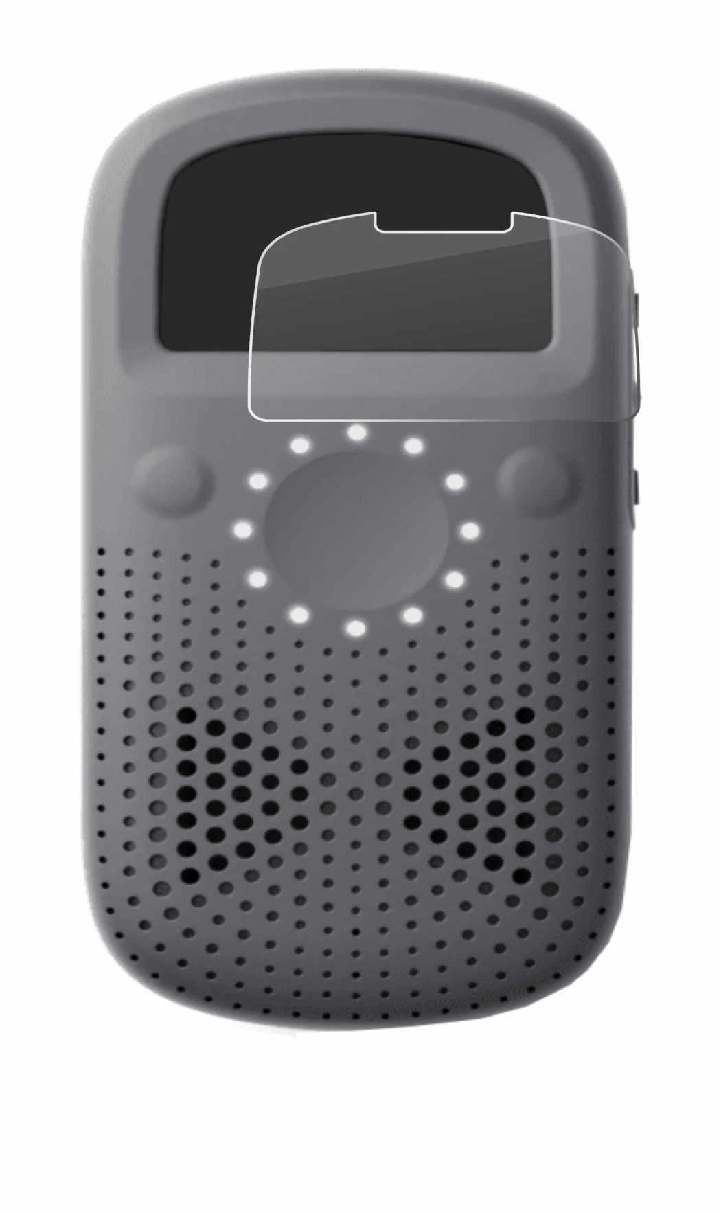 Imagen del dispositivo Relay X con una amplia variedad de protectores de pantalla.