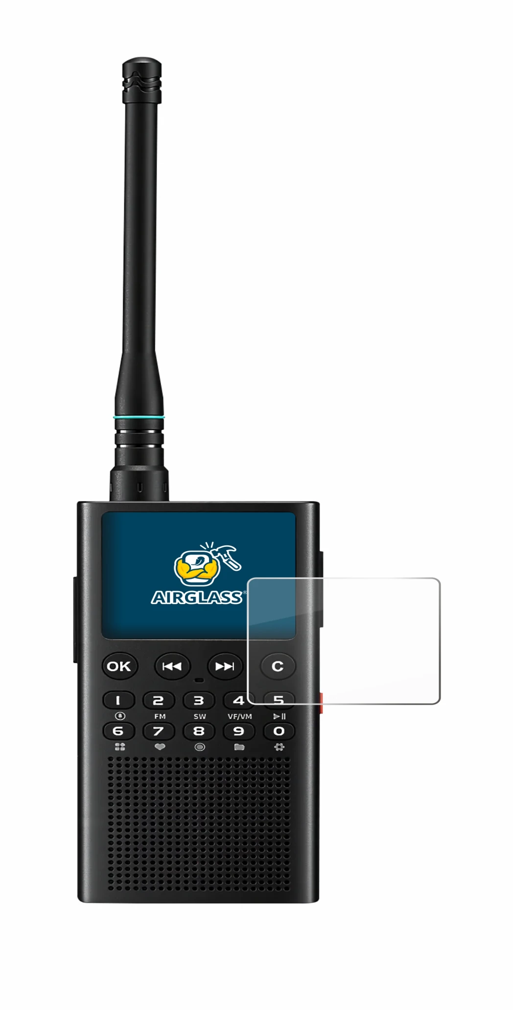 Imagen del dispositivo Choyong WT2 con una amplia variedad de protectores de pantalla.