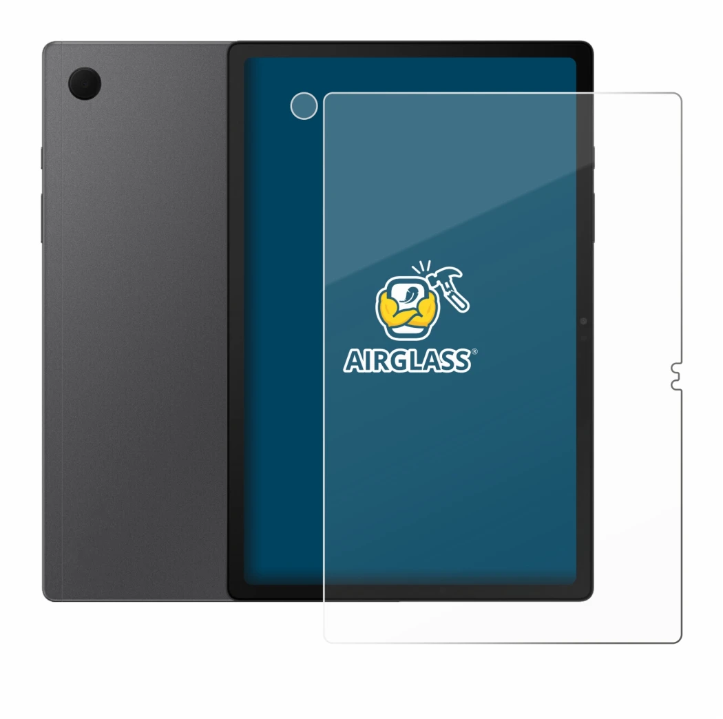 Imagen del dispositivo Samsung Galaxy Tab A8 (Frontal+Cámara) con una amplia variedad de protectores de pantalla.