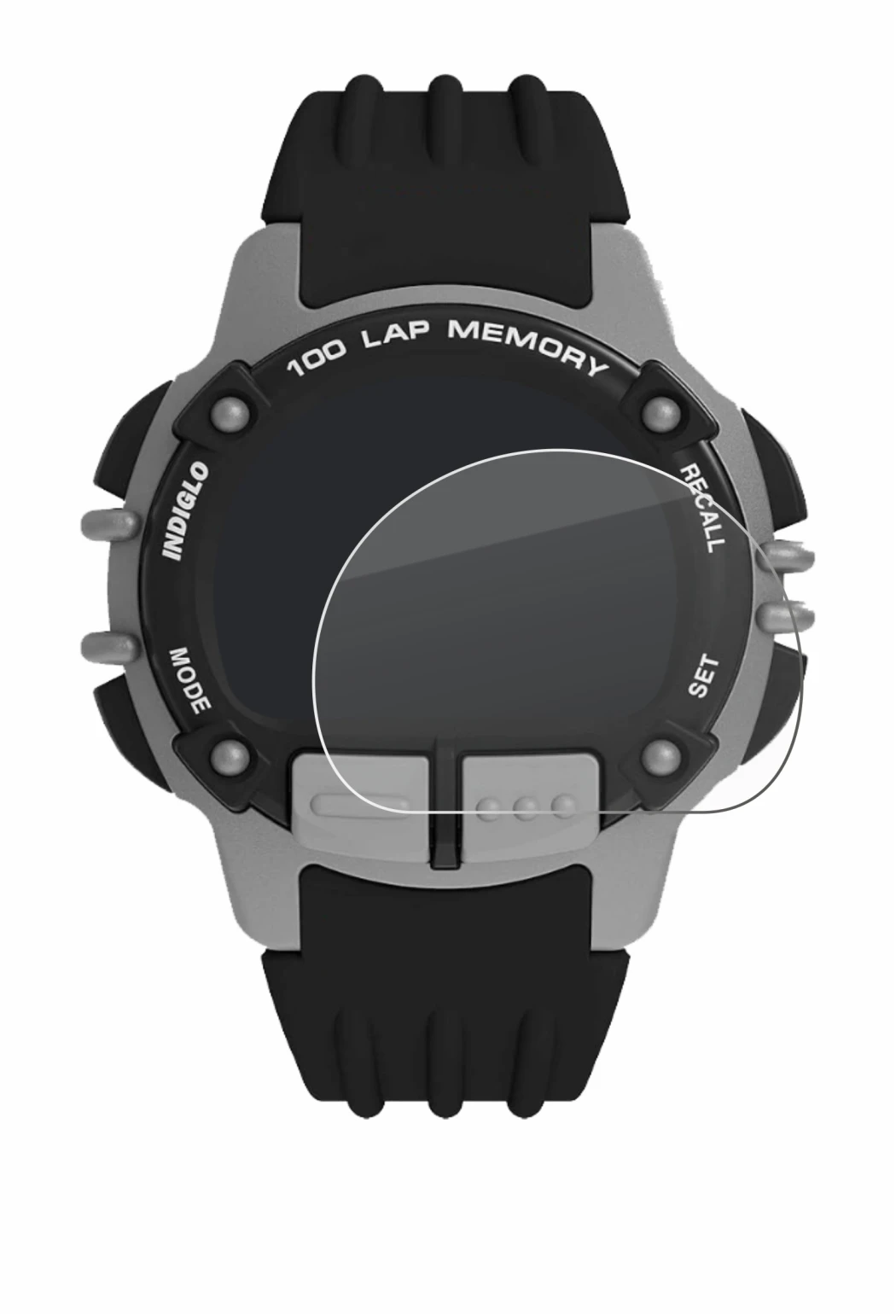 Imagen del dispositivo Timex Ironman TW5M63200 con una amplia variedad de protectores de pantalla.