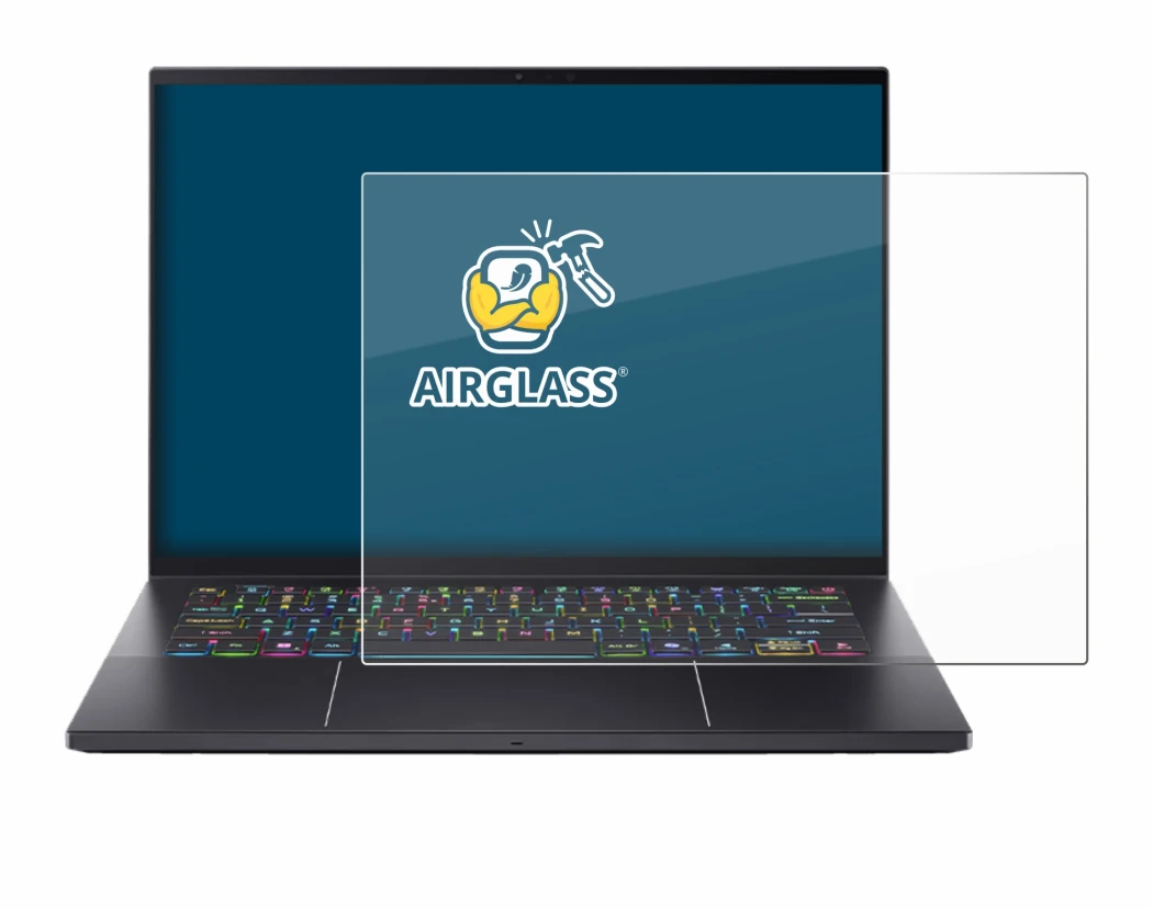 Imagen del dispositivo Acer Predator Triton 14 AI con una amplia variedad de protectores de pantalla.