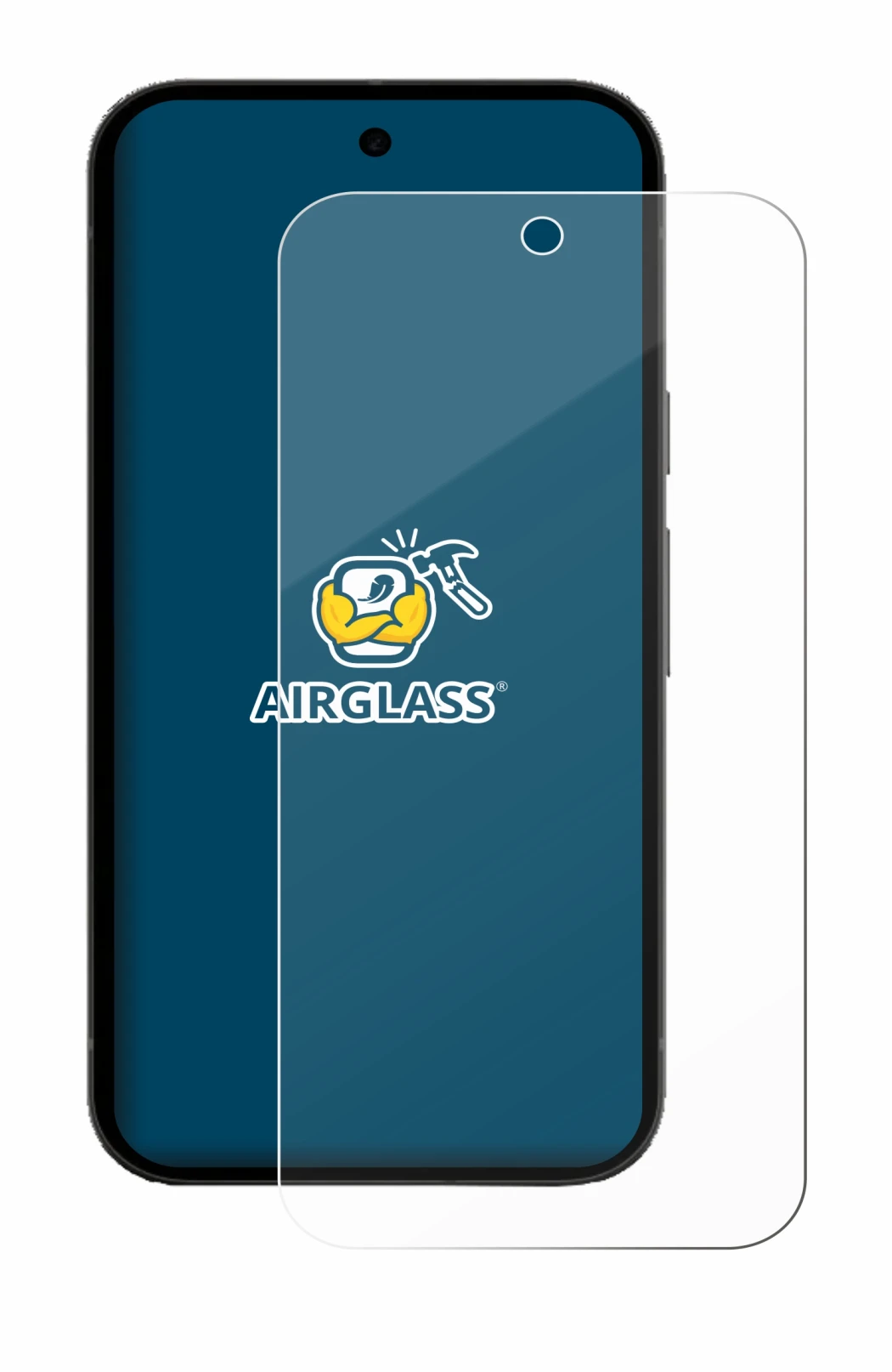 Imagen del dispositivo Google Pixel 10a (case-friendly) con una amplia variedad de protectores de pantalla.