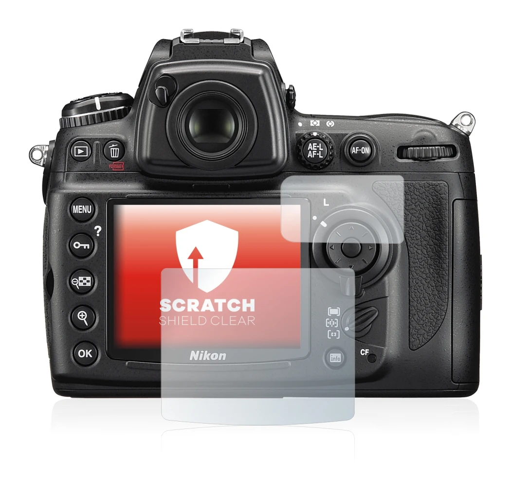 Imagen del dispositivo Nikon D700 con una amplia variedad de protectores de pantalla.
