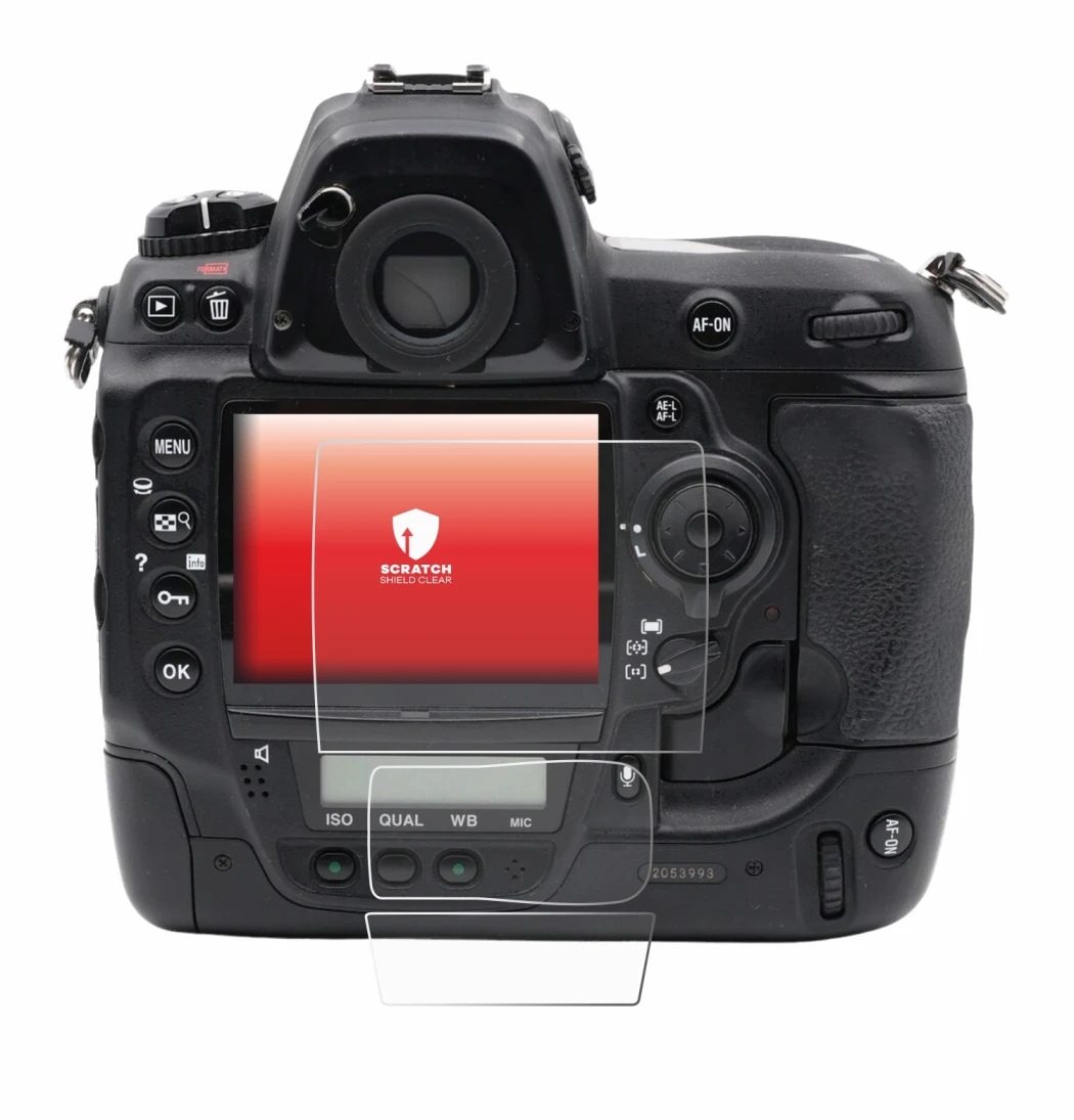 Imagen del dispositivo Nikon D3x con una amplia variedad de protectores de pantalla.