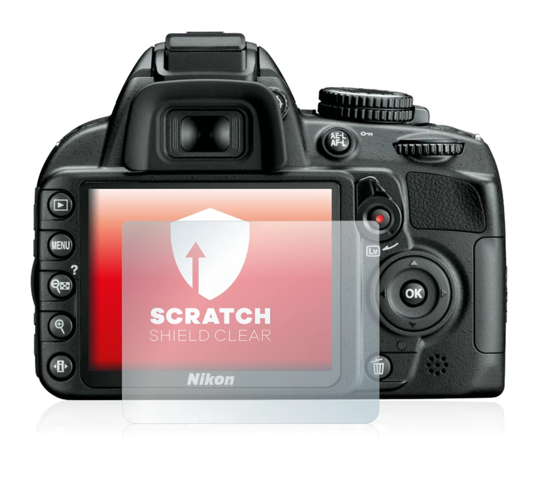 Imagen del dispositivo Nikon D3100 con una amplia variedad de protectores de pantalla.