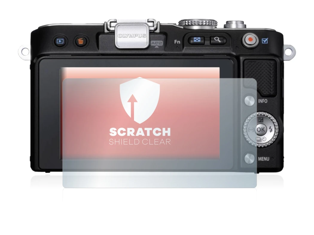 Imagen del dispositivo Olympus PEN E-PL3 con una amplia variedad de protectores de pantalla.