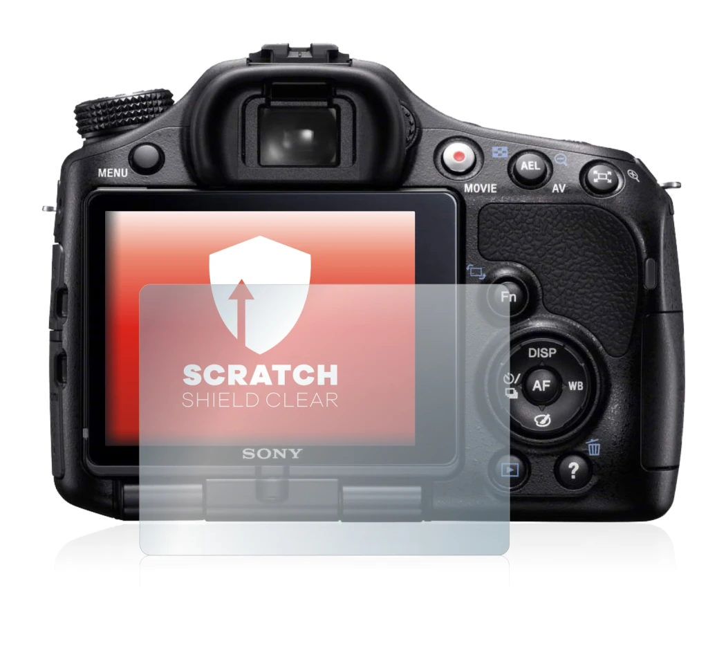 Imagen del dispositivo Sony Alpha 65V (SLT-A65V) con una amplia variedad de protectores de pantalla.