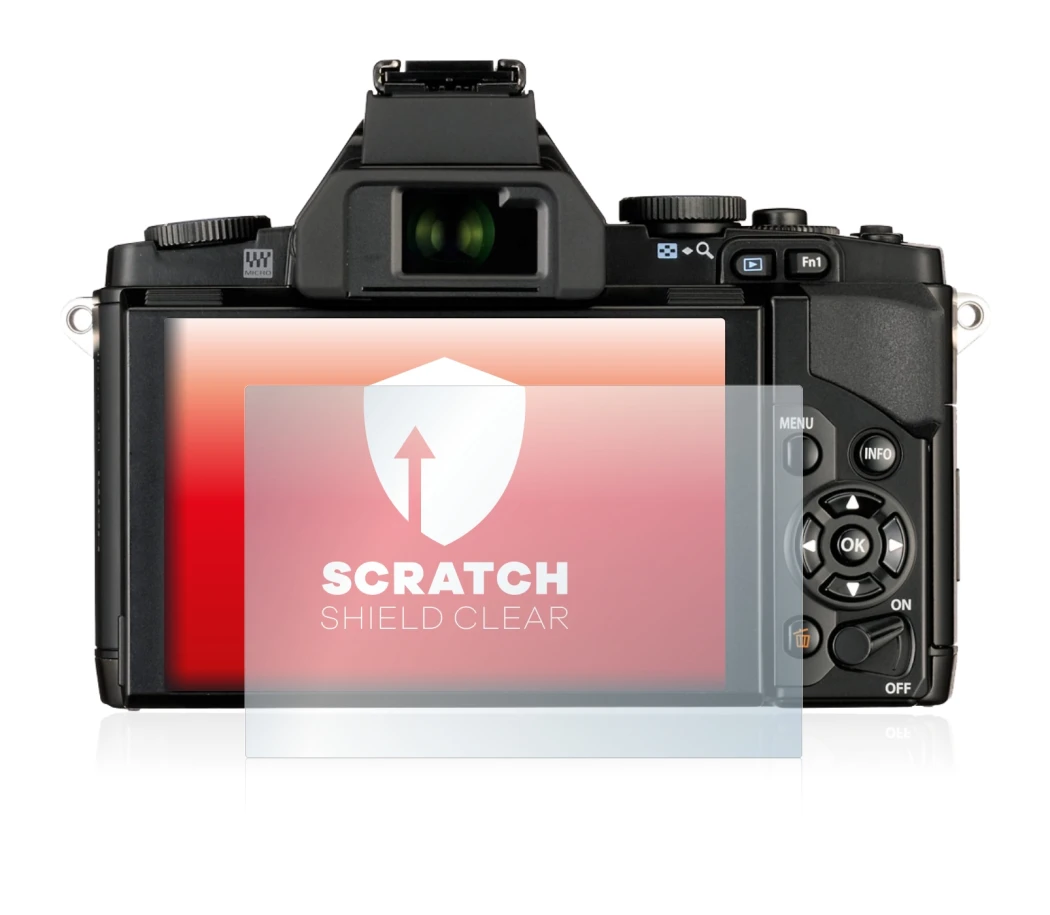 Imagen del dispositivo Olympus OM-D E-M5 con una amplia variedad de protectores de pantalla.